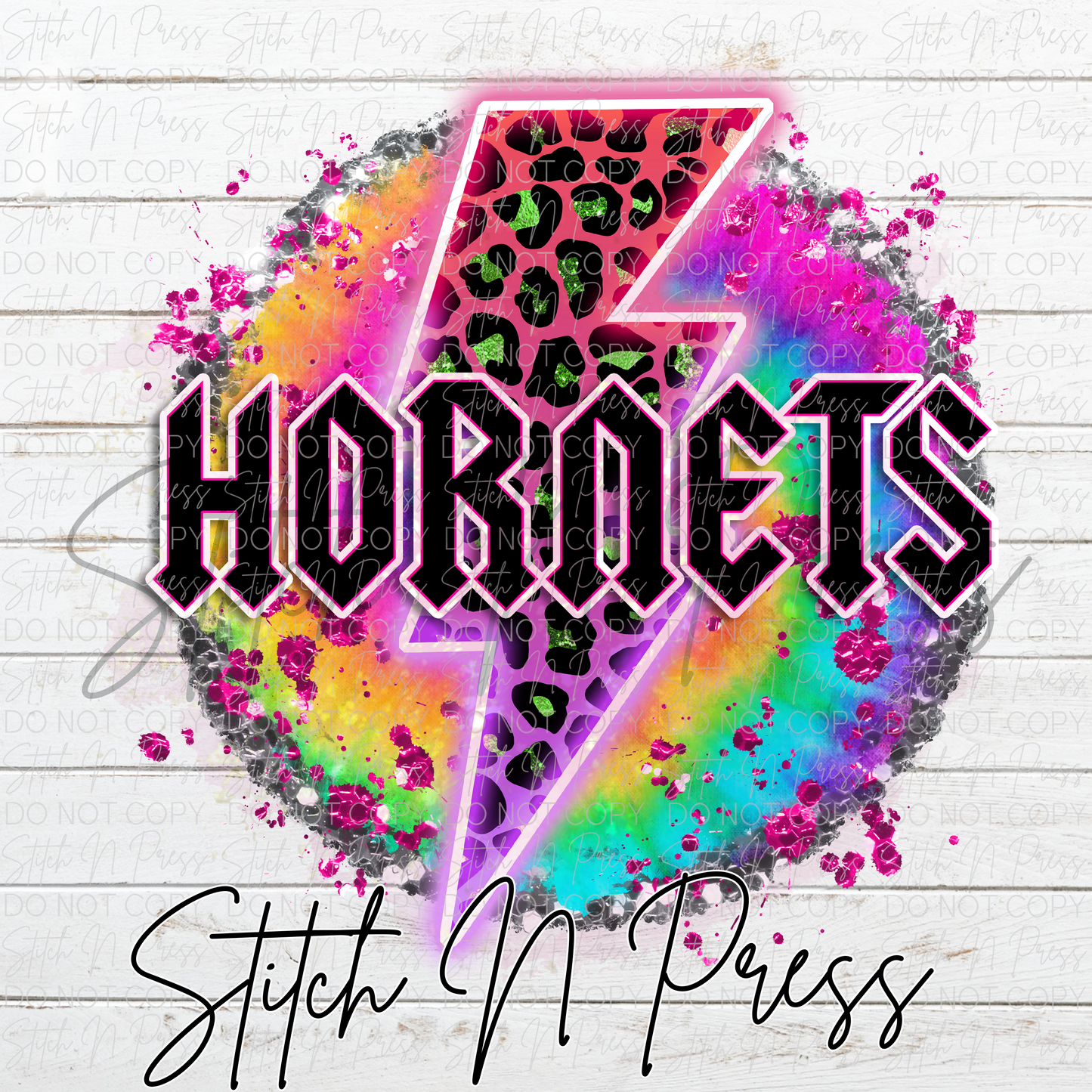 Hornets Circle of Color -DTF Transfers