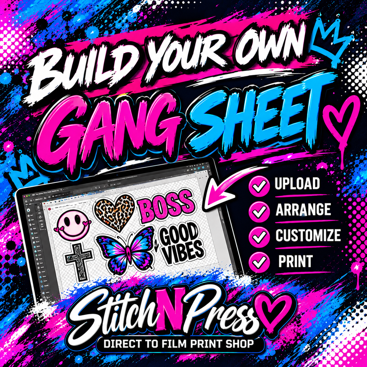 Build your own Gang sheet