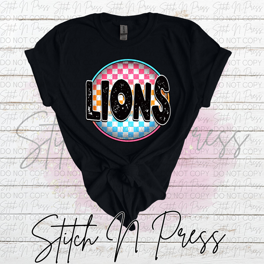 Lions Checkered