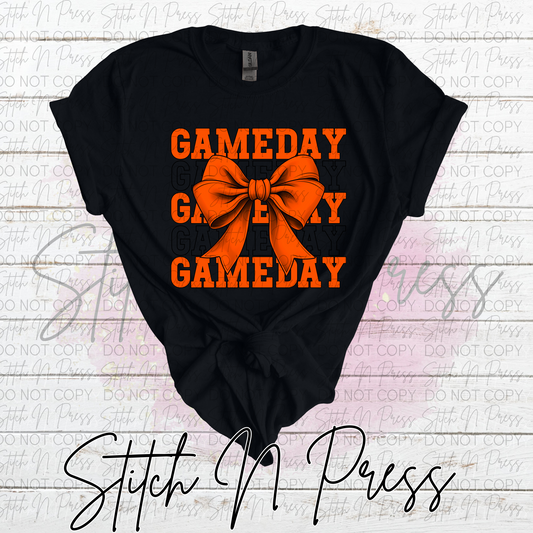 Gameday Orange Bow