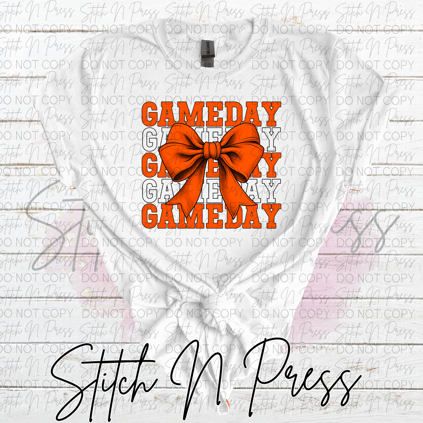 Gameday Orange Bow