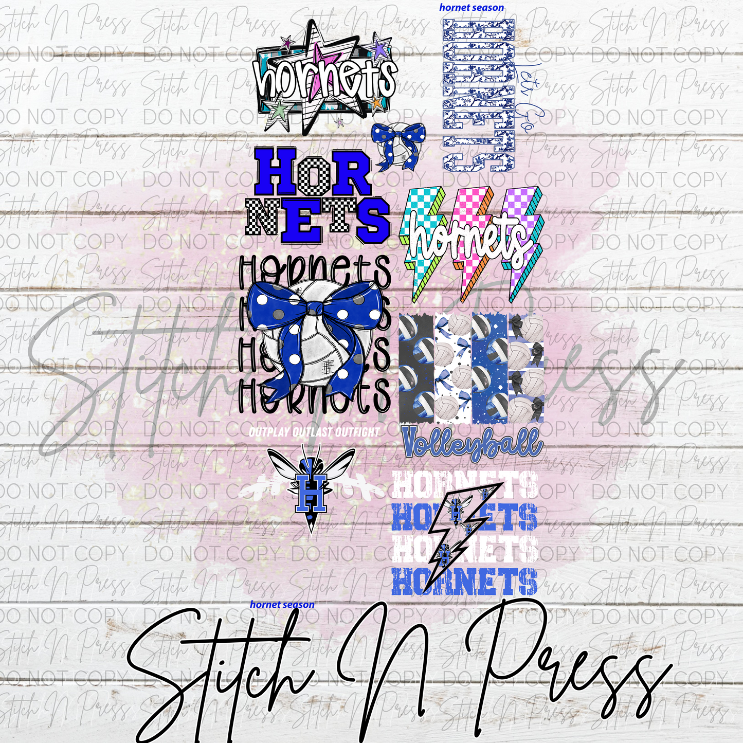 Hornet Spirit Gang Sheet